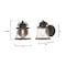 Westinghouse Fixture Wall Outdoor 60W Dusk to Dawn Emma Jane Amber Brnz Clear Seed Glass 6121500 - alternate 4